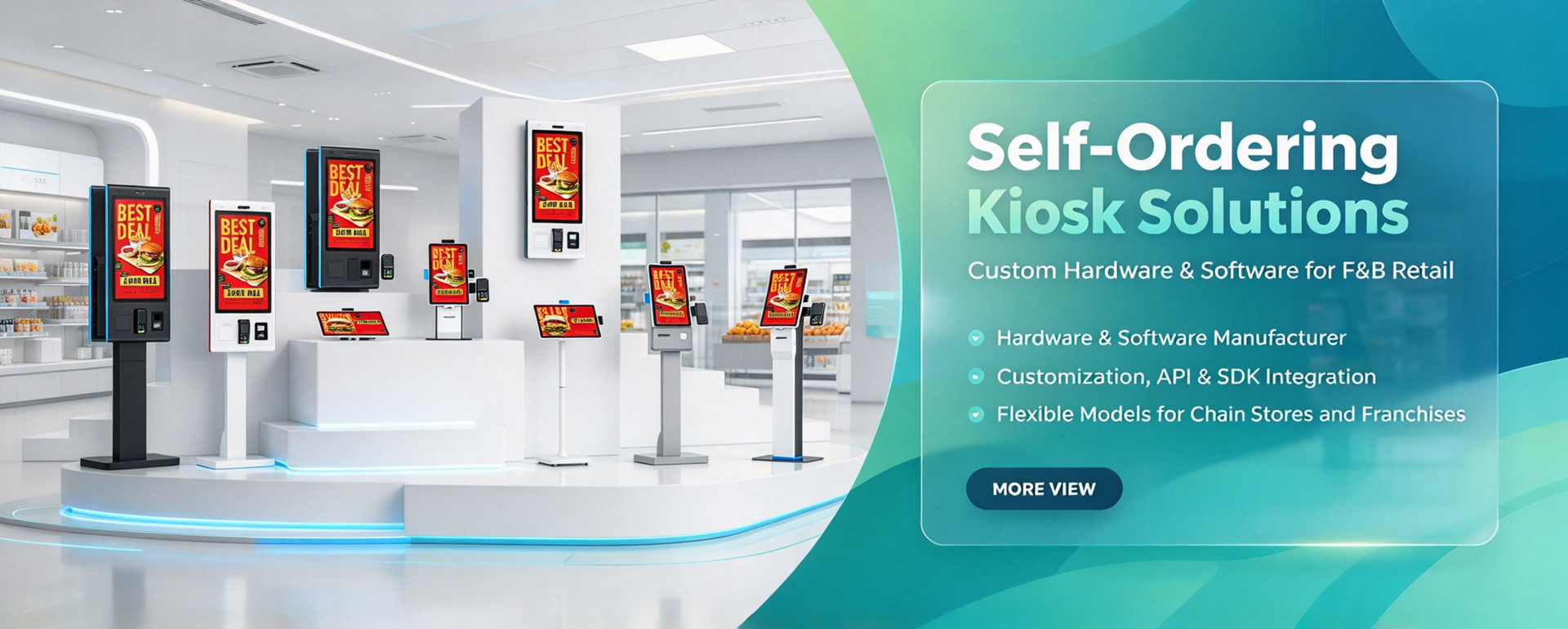 Selbstbedienung Kiosk